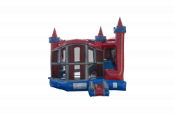 Castle Tower 5-in-1 Bounce House W/Slide