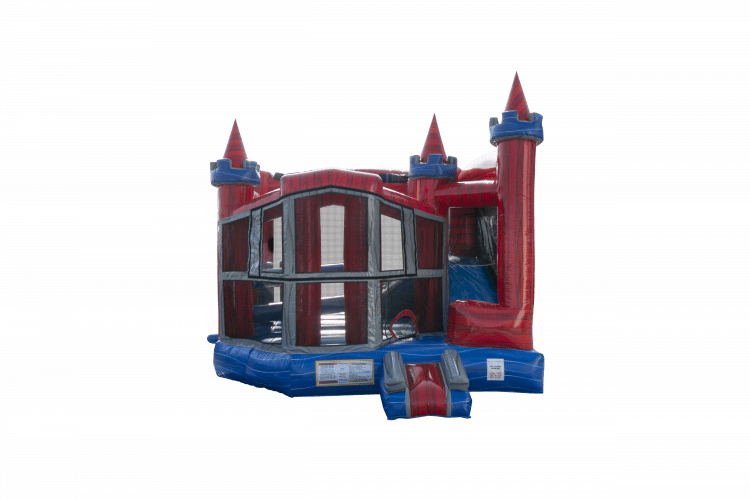 Castle Tower 5-in-1 Bounce House W/Slide