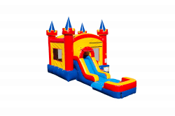 Castle Inflatable Bounce House W/Slide