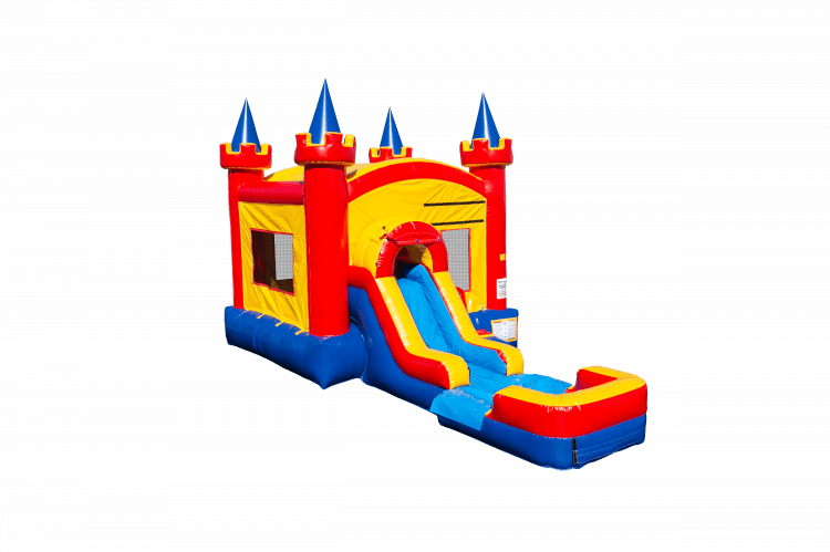 Castle Inflatable Bounce House W/Slide